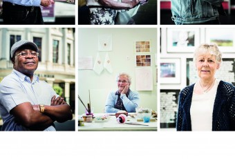 Samen de drempel over