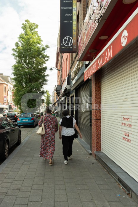 Ouderen op straat