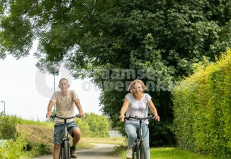 Ouderen op de fiets